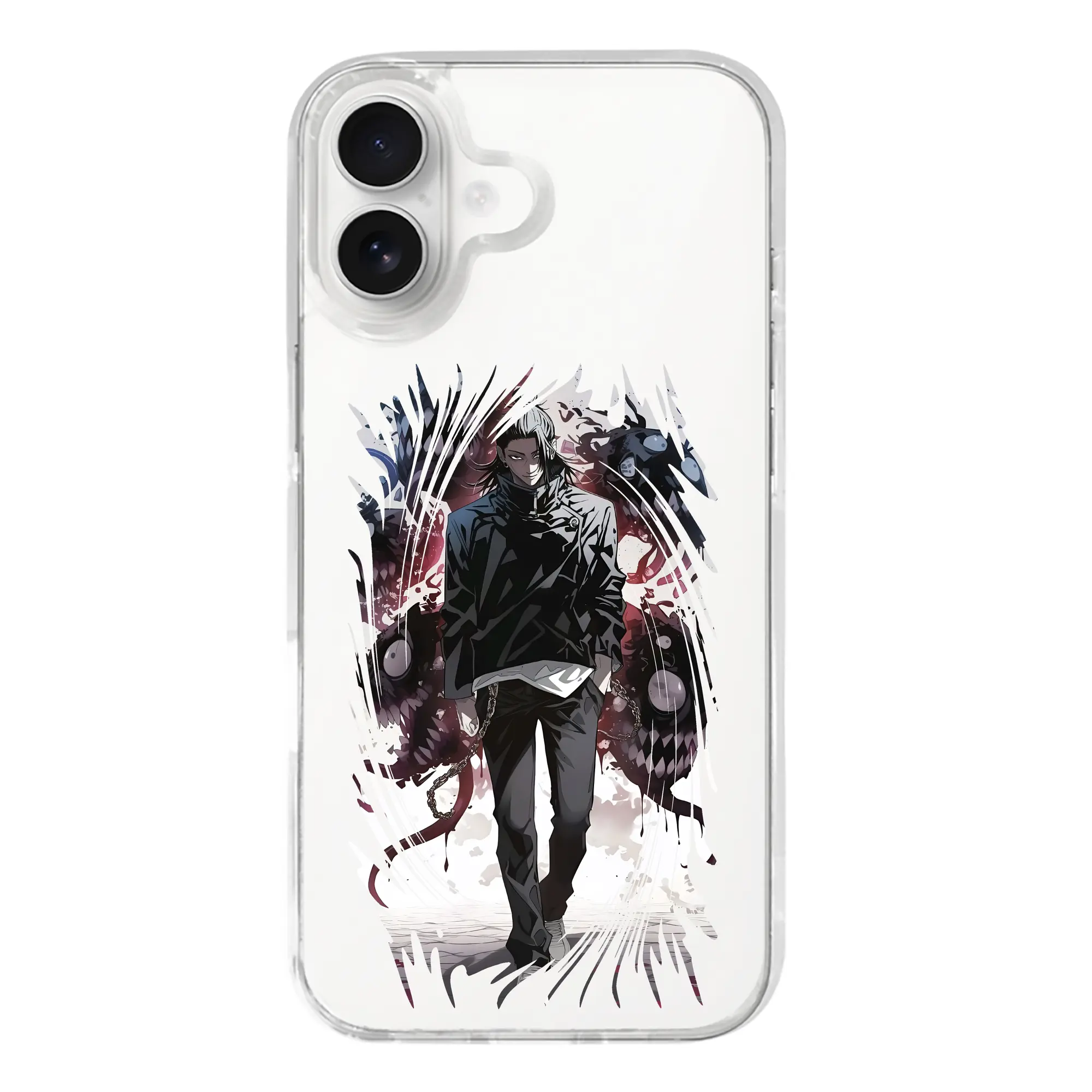 呪術廻戦 グッズ,夏油 傑 - iPhone 17シリーズ 透明スマホケース – 薄型・耐衝撃・精密フィット保護カバー